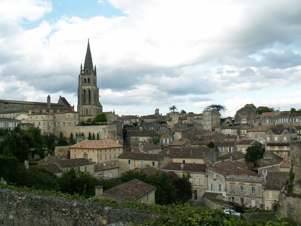 View over St Emilion, Bordeaux