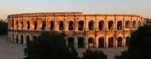 Nimes Arena in the morning