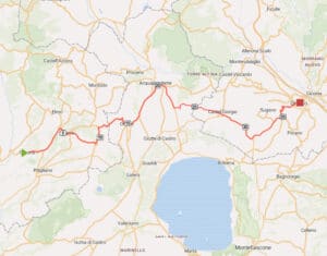 The Route From Sovana to Orvieto
