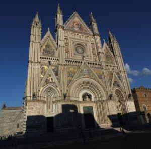The Facade Of The Duomo of Orvieto, Umbria